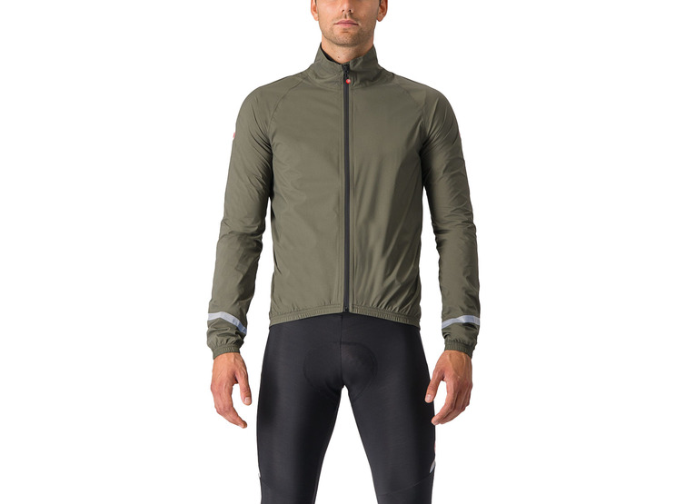 Castelli Emergency 2 rain jacket military green heren