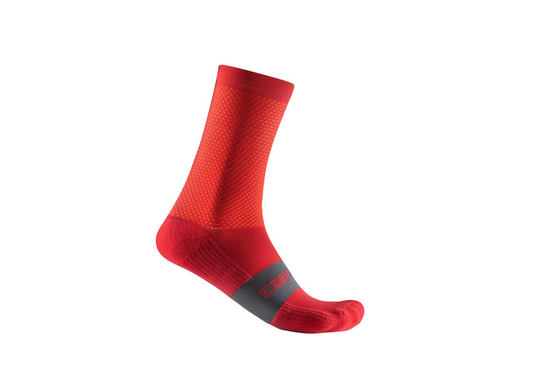 Castelli Espresso 15 zomer fietssok rich red heren