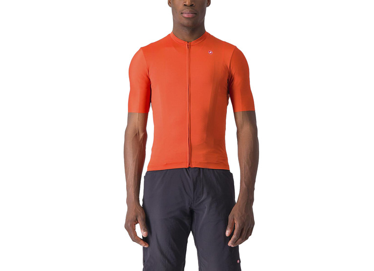 Castelli unlimited entrata 2 jersey orange rust/grijs heren