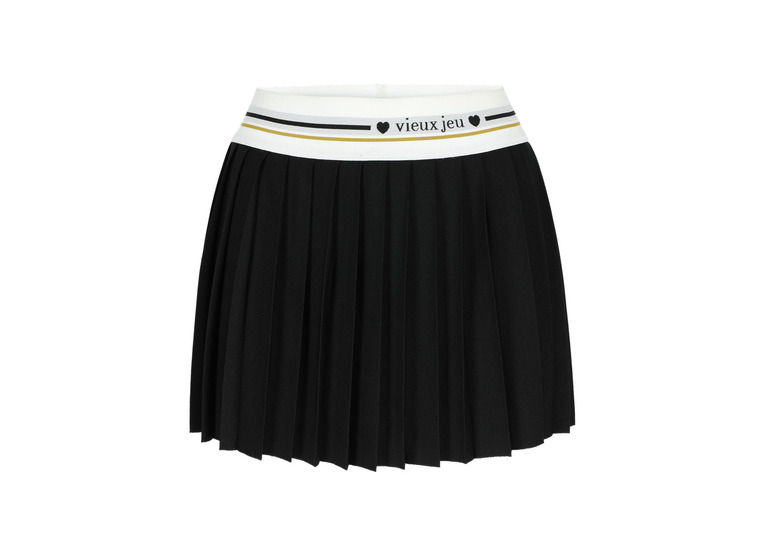 Vieux Jeu Chantal rok love zwart dames