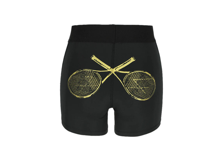 Vieux Jeu Marie racket tennis short zwart dames