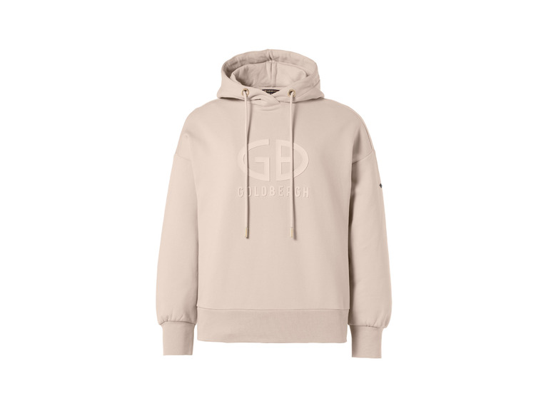 Goldbergh Harvard hoodie white sand dames