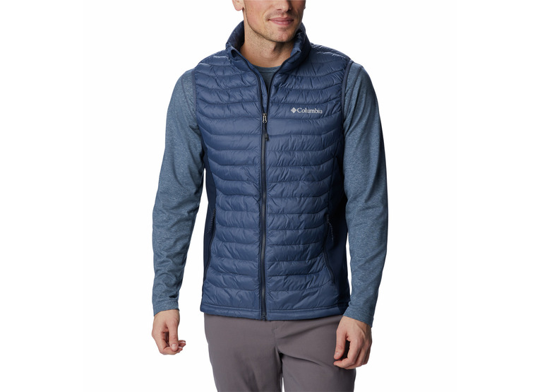 Columbia Powder pass vest dark mountain/collegiate navy heren