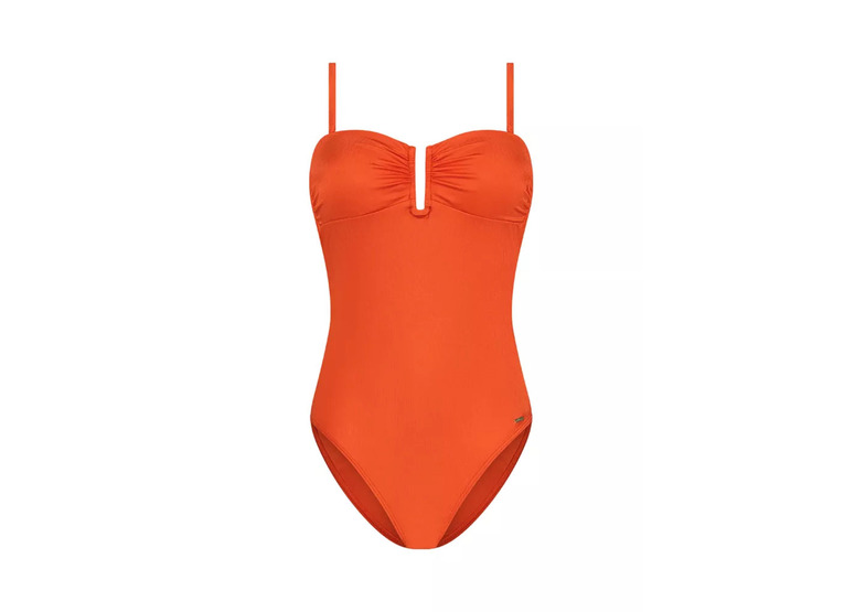 Cyell Satin Tomato bandeau badpak rood dames