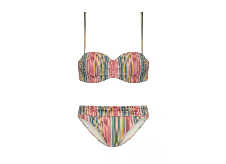Cyell color dash bandeau bikini B-cup dames