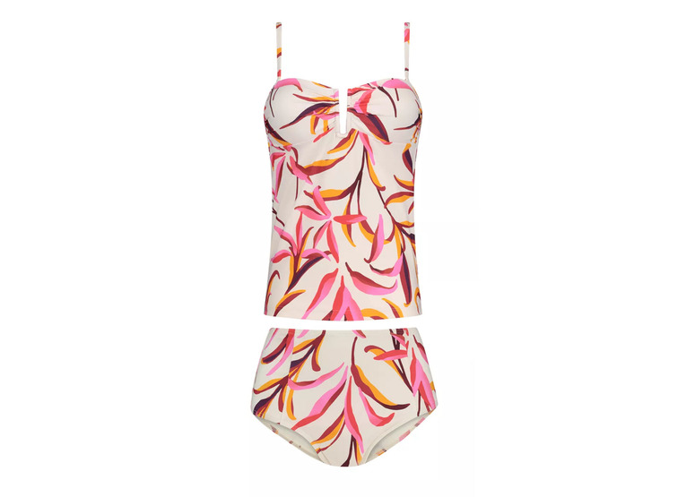 Cyell Japanese floral tankini D-cup dames