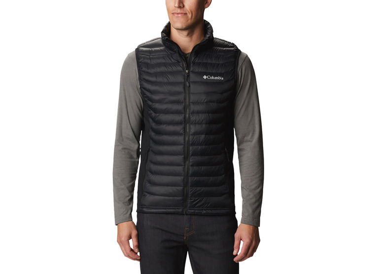 Columbia Powder pass vest dark zwart heren