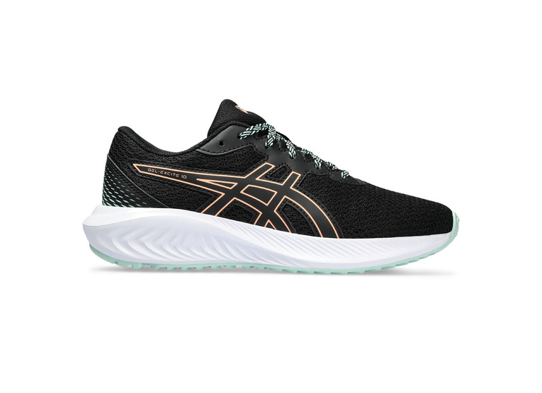 Asics Gel-Excite 10 GS loopschoen zwart/bright sunstone KIDS