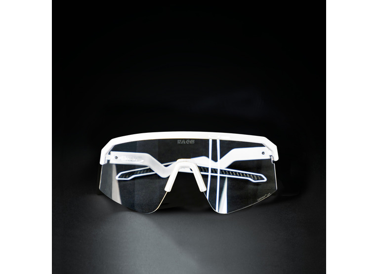 Naos Ziris photochromic fietsbril glanzend wit unisex