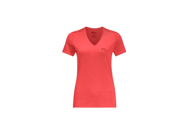 Jack Wolfskin Crosstrail T-shirt vibrant red dames