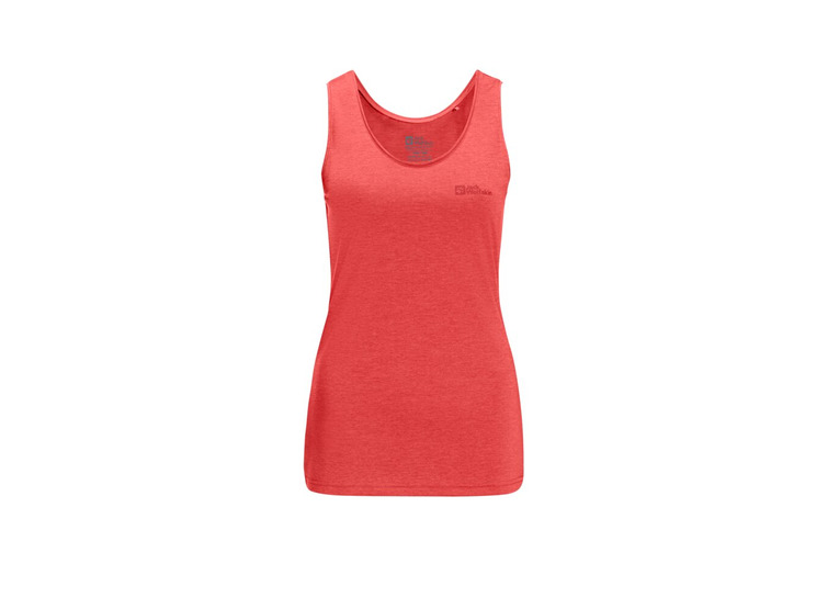 Jack Wolfskin Crosstrail tank vibrant red dames