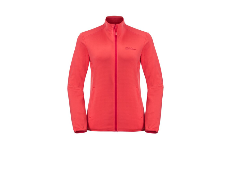 Jack Wolfskin Kolbenberg FZ fleece jack vibrant red dames