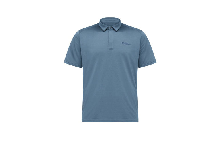 Jack Wolfskin Delgami polo elemental blue heren