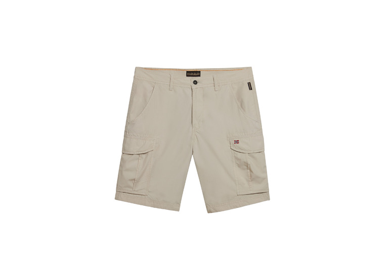 Napapijri Noto Bermudashort beige zilver heren