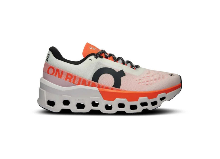 On Cloudmonster 2 loopschoen undyed/flame dames
