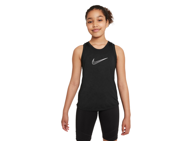 Nike One Trainingstopje Zwart/Wit KIDS