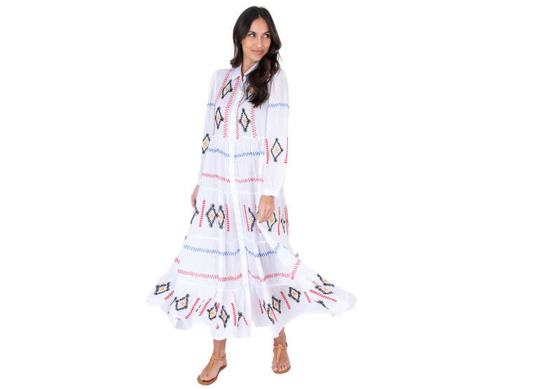 Kiwi Isla Multico lange damestuniek multicolor dames
