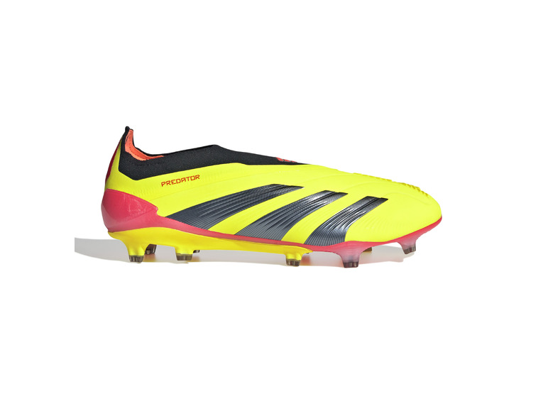 Adidas Predator Elite veterloze FG voetbalschoen geel/zwart/solar red
