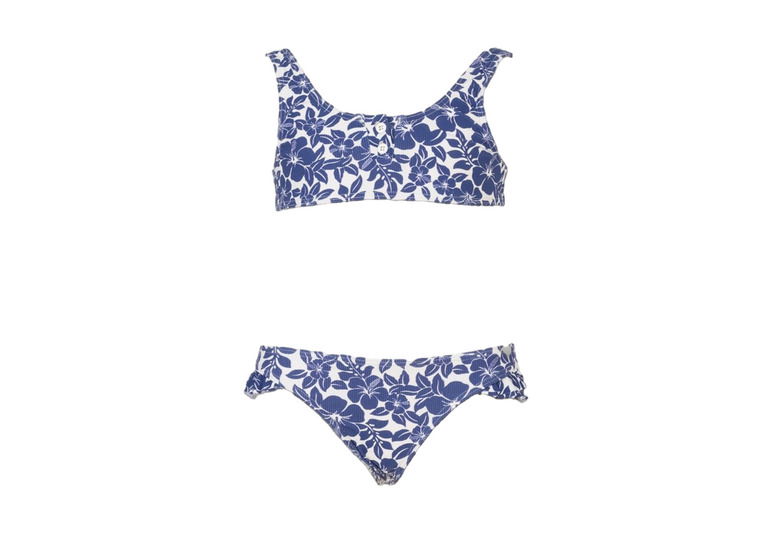 Kiwi molly volant bikini met ruches papette marineblauw meisjes