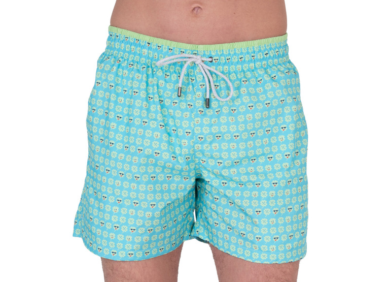 Kiwi Rib lucky zwemshort aqua heren