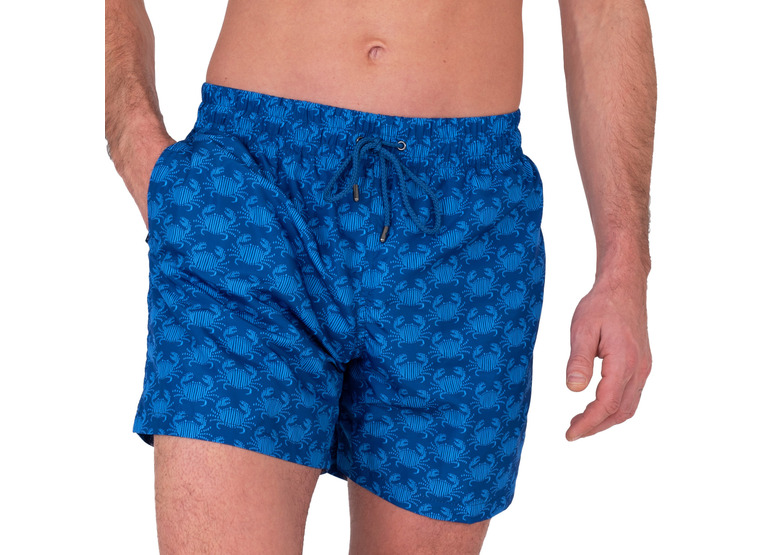Kiwi Rik zwemshort krab blauw heren