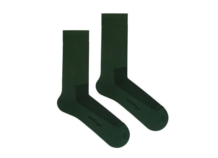 Nologo klassieke groene fietssokken unisex