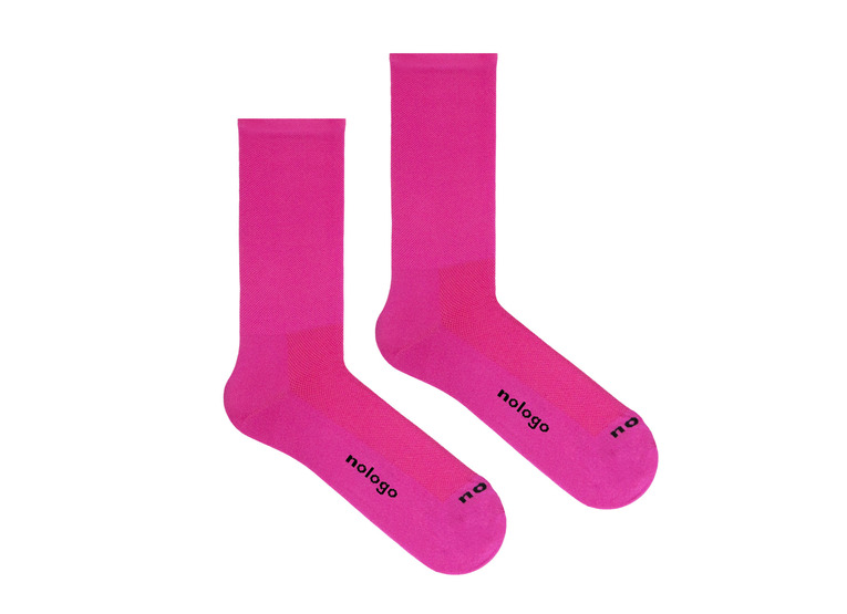 Nologo klassieke fuchsia fietssokken unisex