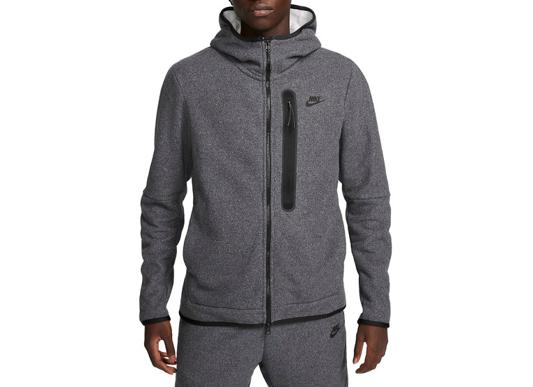 Nike Tech Fleece FZ hoodie charcoal heren