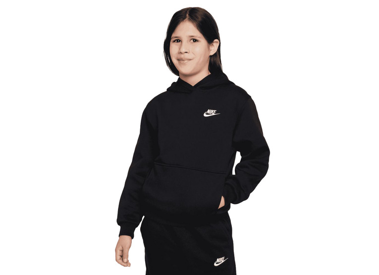 Nike Sportswear Club fleece hoodie zwart KIDS