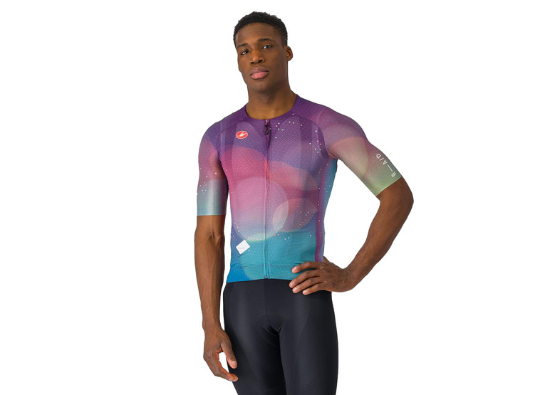 Castelli R-A/D jersey multicolor purple heren