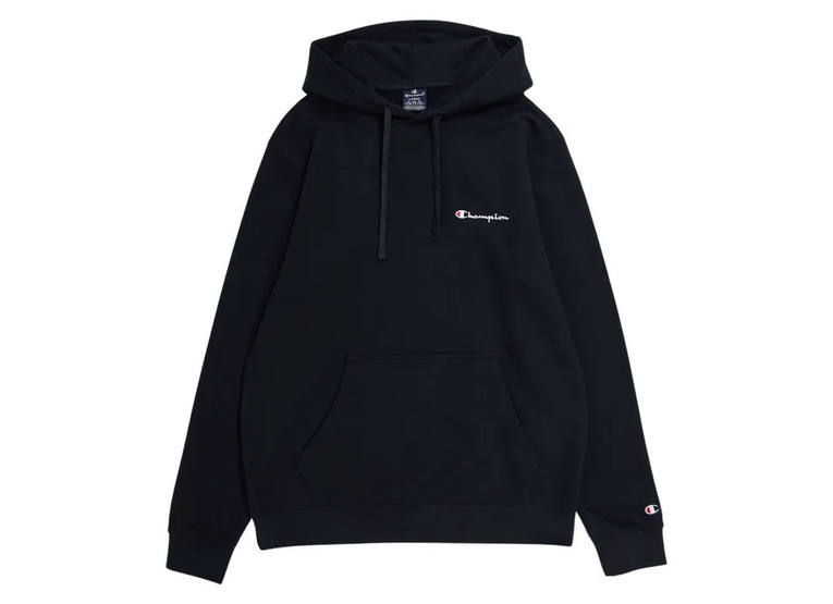 Champion geborduurd small script logo hoodie zwart heren