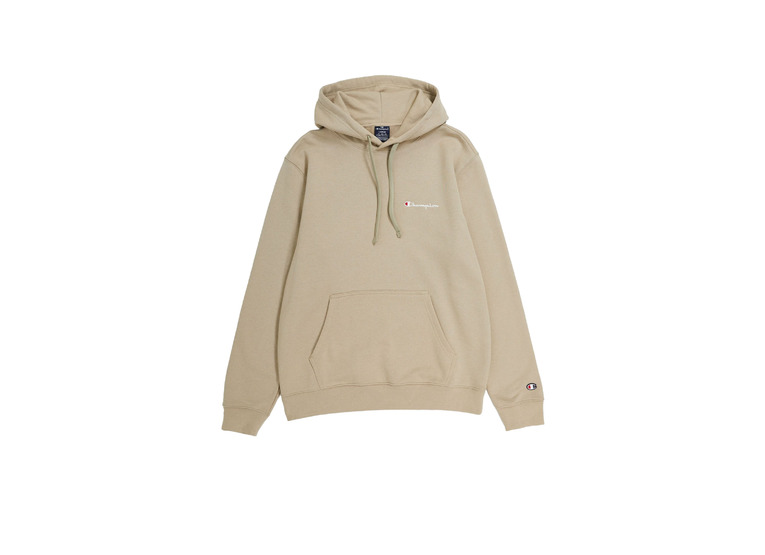 Champion geborduurd small script logo hoodie beige heren