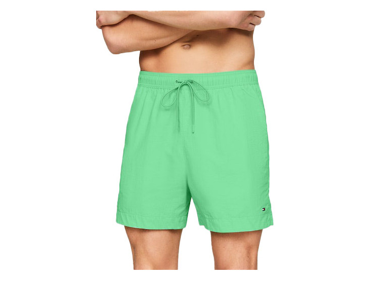 Tommy Hilfiger medium drawstring zwemshort lush jade heren