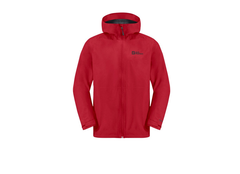 Jack Wolfskin Robury 2L regenjack red glow heren
