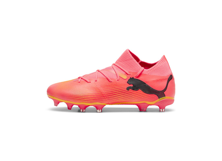 Puma Future 7 Match FG/AG voetbalschoen sunset glow/zwart/sun stream