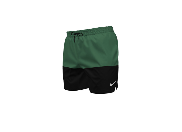 Nike split volley zwemshort groen/zwart heren
