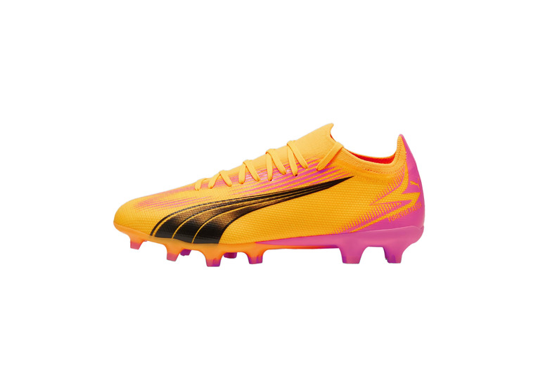 Puma Ultra Match FG/AG voetbalschoen sun streal/zwart/sunset glow