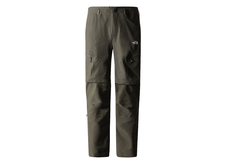 The North Face exploration tapered-afritsbare broek new taupe groen heren