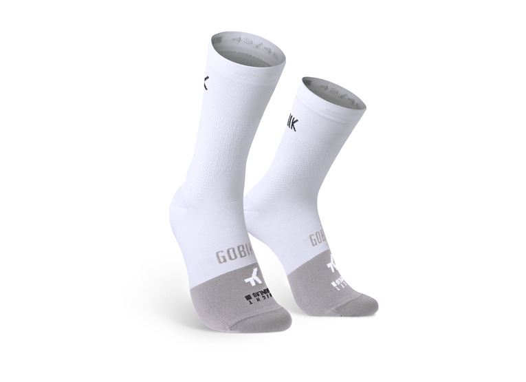 Gobik lightweight 2.0 salt fietssokken wit unisex