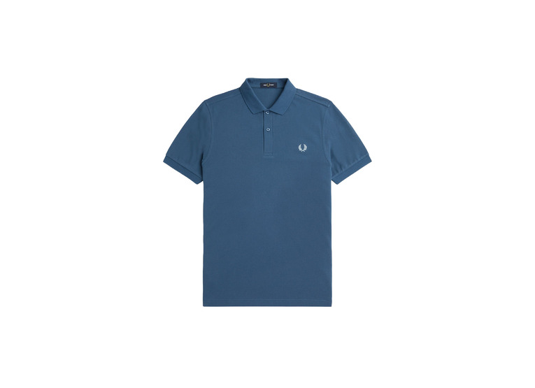 Fred Perry plain polo midnight blue heren