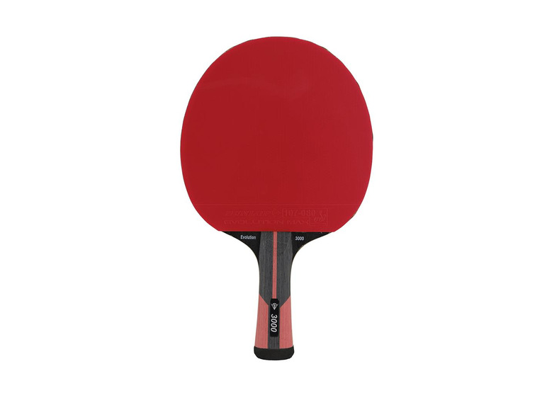 Dunlop Evolution 3000 tafeltennisbat rood/zwart