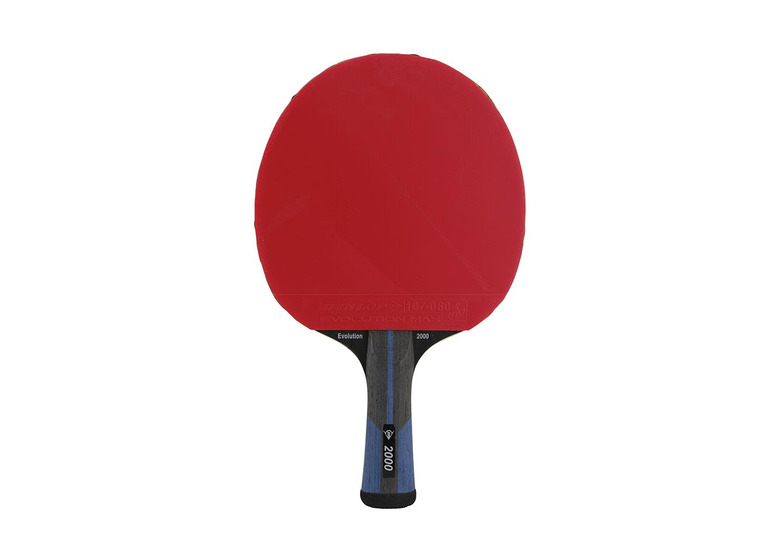 Dunlop Evolution 2000 tafeltennisbat rood/zwart