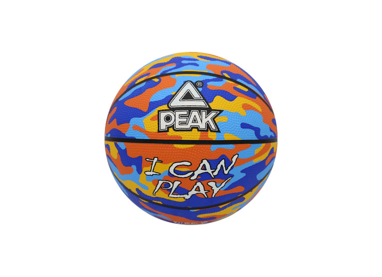 Peak camo basketbal blauw/oranje