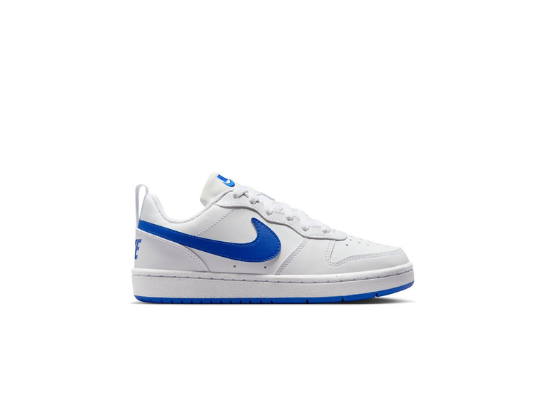 NikeCourt Borough low recraft sneaker wit/royaalblauw KIDS