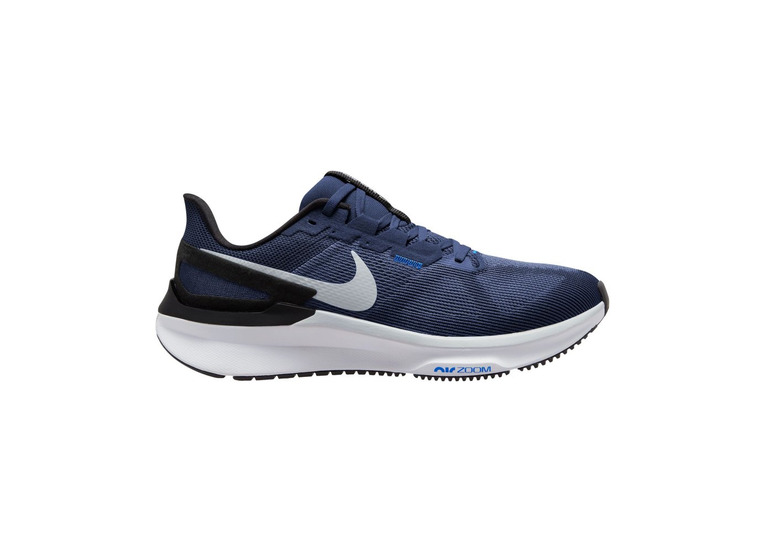 Nike Structure 25 loopschoen midnight navy/pure platinum/zwart heren