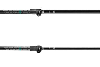 Leki Humbu Pro trekkingstok zwart/anthracite/genoa unisex