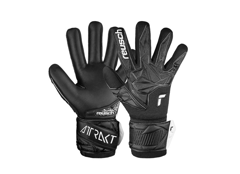 Reusch Jr. Attrakt infinity NC keepershandschoen zwart/wit KIDS