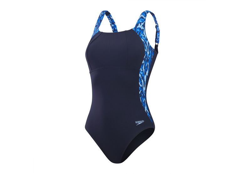 Reusch Eco lunalustre shaping badpak navy/blauw dames