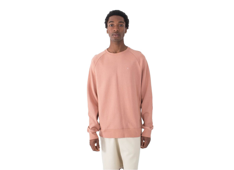 Hurley low tide sweatshirt phantom rose heren
