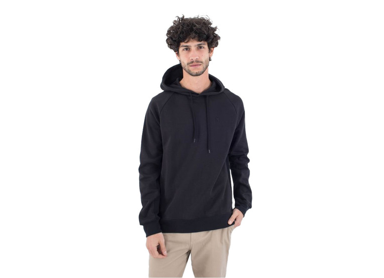 Hurley low tide hoodie light carbon heren